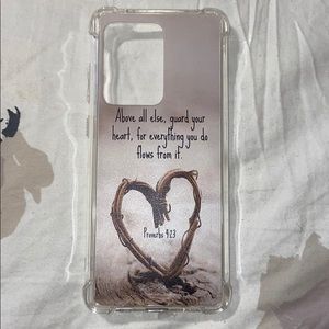 5/$15 Phone case proverbs 4:23